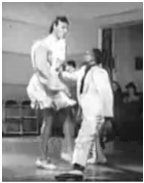 Shorty George Snowden dancing with partner Big Bea