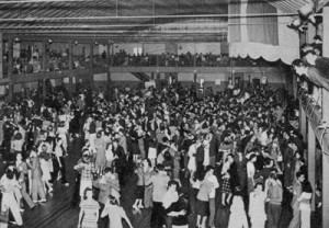 Dancers at the Rendevous Ballrooom - Balboa was designed for crowded dance floors.